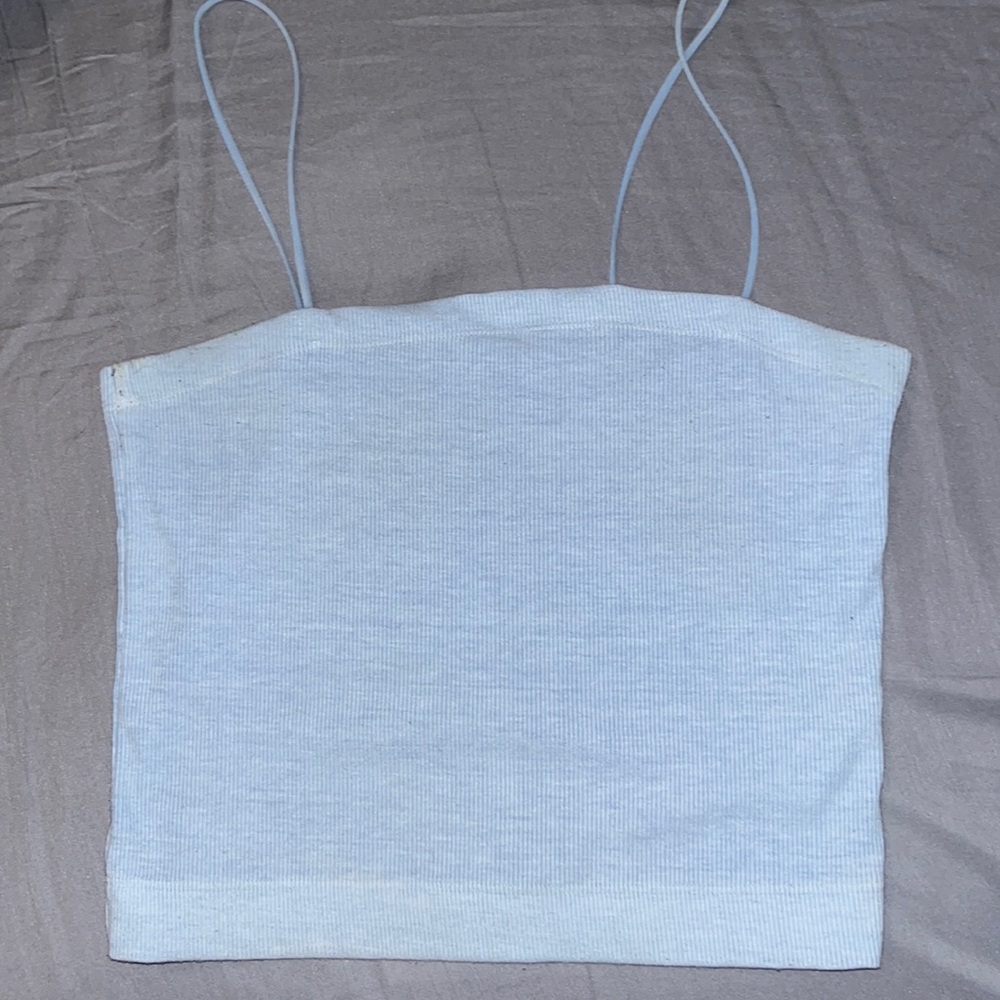 American Eagle, baby blue basic tank